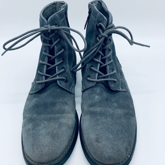 Blondo Peter Dark Grey Boots Waterproof Suede 10.5 - Picture 2 of 8